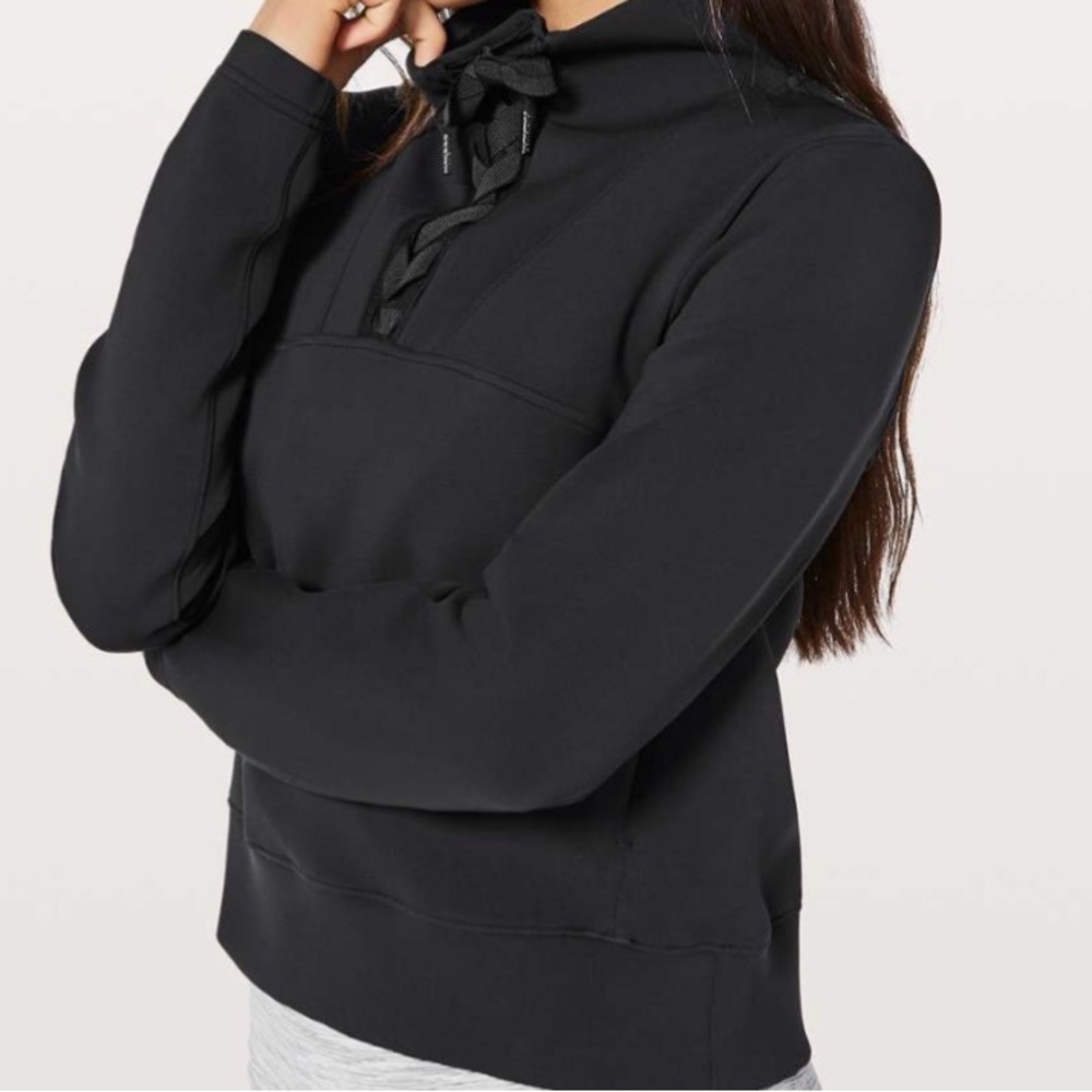 Lululemon Black Tied To You Pullover